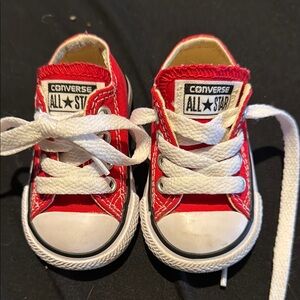 Kids Red Canvas Shoes